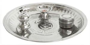 Stainless Steel Pooja Thali