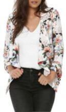 Waterfall Printed Blazer for Women