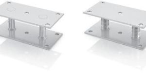 Rectangular Plate Two Stem Chaplets