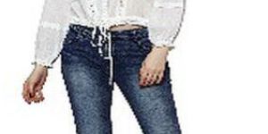 Ladies Lace Insert Top