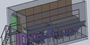 IQF Fluidized Tunnel Freezer