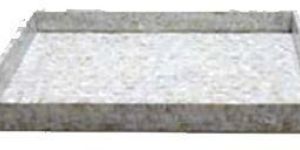 White Mother of Pearl Bathroom Tray