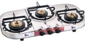 DOUBLE DECKER OVAL Triple Burner Stove