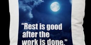 White Square Shaped Personalized Cushion