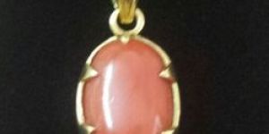 Gem Stone Gold Pendant