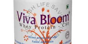 c-80 400gm viva bloom whey protein