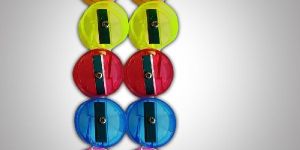 Round Transparent with Sparkle Sharpners