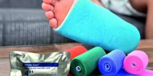 Polyester Blue Synthetic Cast Tape