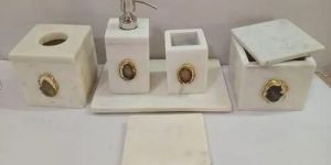 Agate Marble Bathroom Set