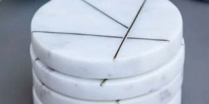 MARBLE INLAY COASTER