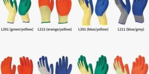 Poly Cotton or Polyester Liner with Crinkled Latex Coating (safe-grip)