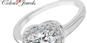 Cubic Zirconia Heart Shape Ring for Women