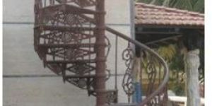 Iron Spiral Staircase