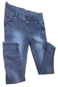 Ladies Slim Fit Blue Denim Jeans