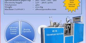 Automatic Paper Cup Machine