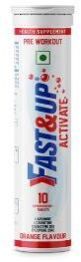 Fast&Up Activate - Tube of 10 Tabs - Orange Flavour