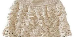 Handmade Crochet Mini Skirt