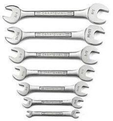 STANLEY METRIC DOUBLE OPEN END SPANNER SET - MATTE FINISH