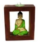 Meditating Buddha Candle Stand