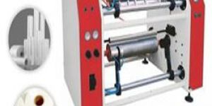 STRETCH FILM REWINDER MACHINE