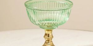 Unity Glass Bowl with Golden Stand