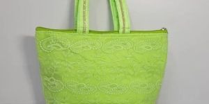 Embroidered Silk Handbag