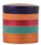Wooden Multicolor Jar
