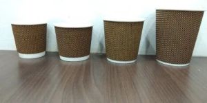 Disposable Rippled Paper Cups