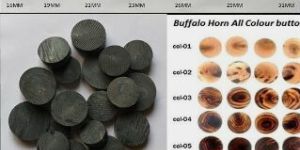 Buffalo Horn Button