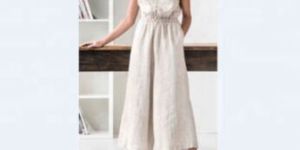 Women Stoned Washed Linen Jumpsuit