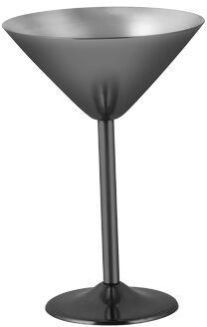 Skyra Vegas Titanium Finish 180 Ml Martini Glass