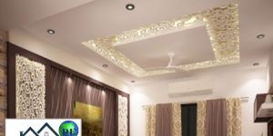MDF Grill Board Design False Ceiling