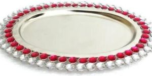 Silver Decorative Plate