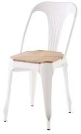 White Wash Industrial Chair