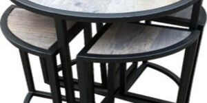 White Wash Table Set