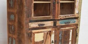 Wooden Tall Boy Cabinet