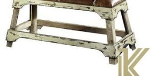 Leather Upholstered Bench