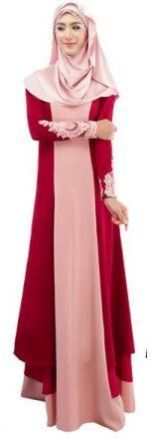 Muslim Women Maxi Dress Hijab Islamic Dresses Vintage Style