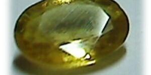 Certified Genuine Yellow Sapphire Gemstone