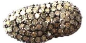 Peanut Pave Diamond Beads