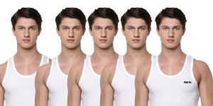Wild We Economy Sleeveless cotton vest For Men (Pack of 5) - XL Size