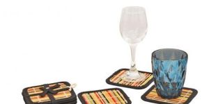 Rainbow Bamboo Coaster