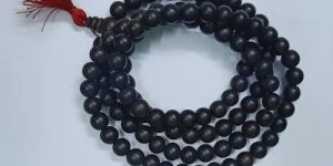 Ebony Black Wood Mala