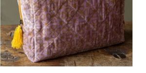 Printed Velvet Pouches