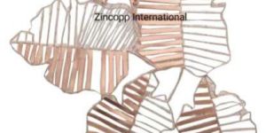 Zincopp Golden Ginko Leaf Wall Art ,