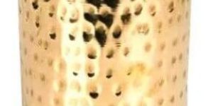 Hammered Copper Glass