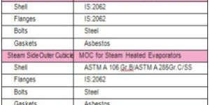 STEAM HEATED CHLORINE EVAPORATOR