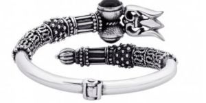 925 Silver Trishul Solid Bracelet Silver Bangles