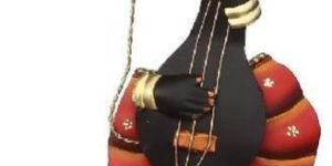 Lord Ganesha Playing Sitar Wall Hanging