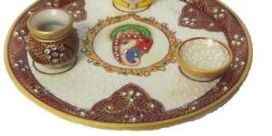 Pooja Thali with Lord Ganesha